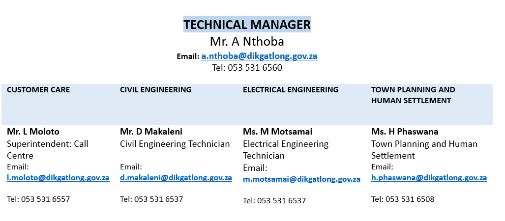 Technical updated